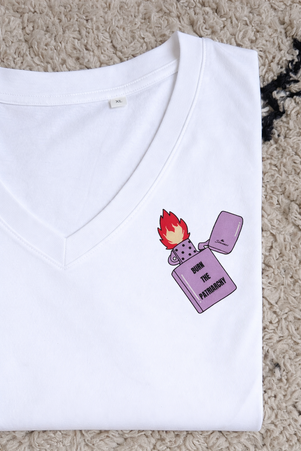 Tee-shirt BRIQUET - BURN THE PATRIARCHY