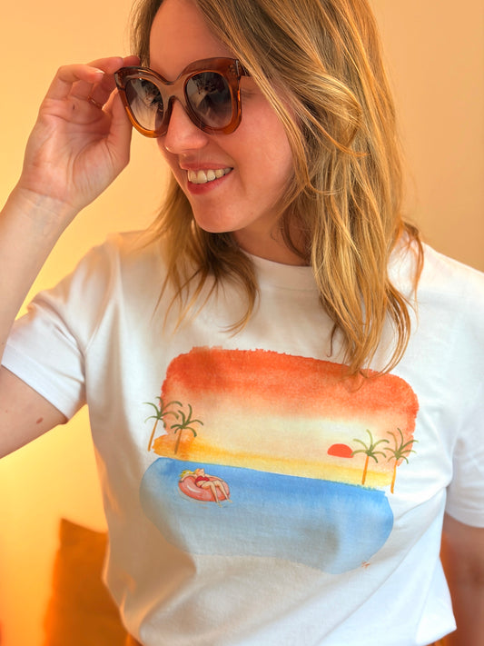 Tee-shirt SUNSET - Collab' Lou Zago