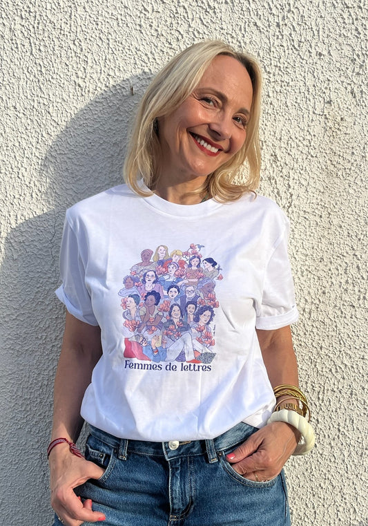 Tee-shirt FEMMES DE LETTRES - Collab' Cati Baur