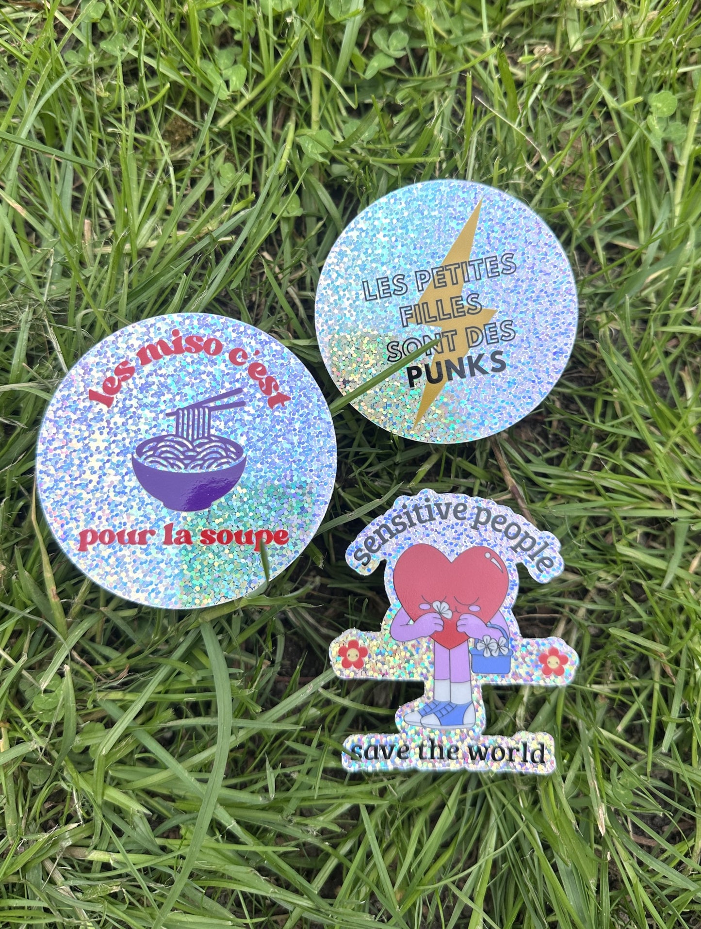 Sticker pailleté PUNKS
