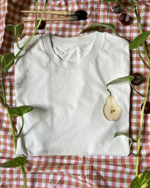 Tee-shirt écru LAPINS - Collab' Axelle Pomares