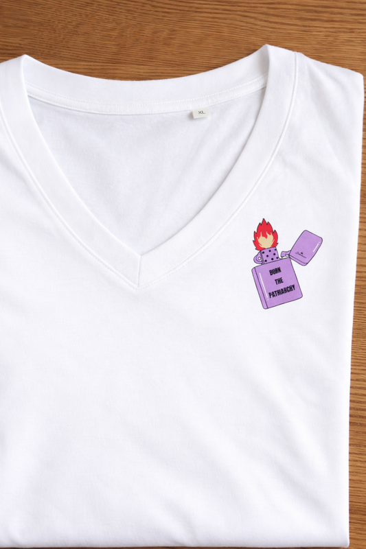 Tee-shirt BRIQUET - BURN THE PATRIARCHY