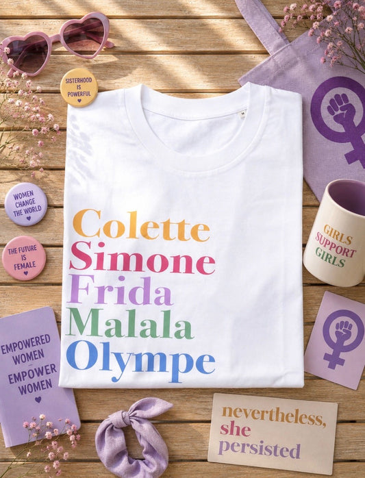 Tee-shirt GIRL POWER POP PASTEL