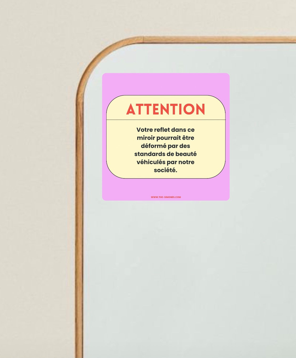 Sticker statique MIROIR