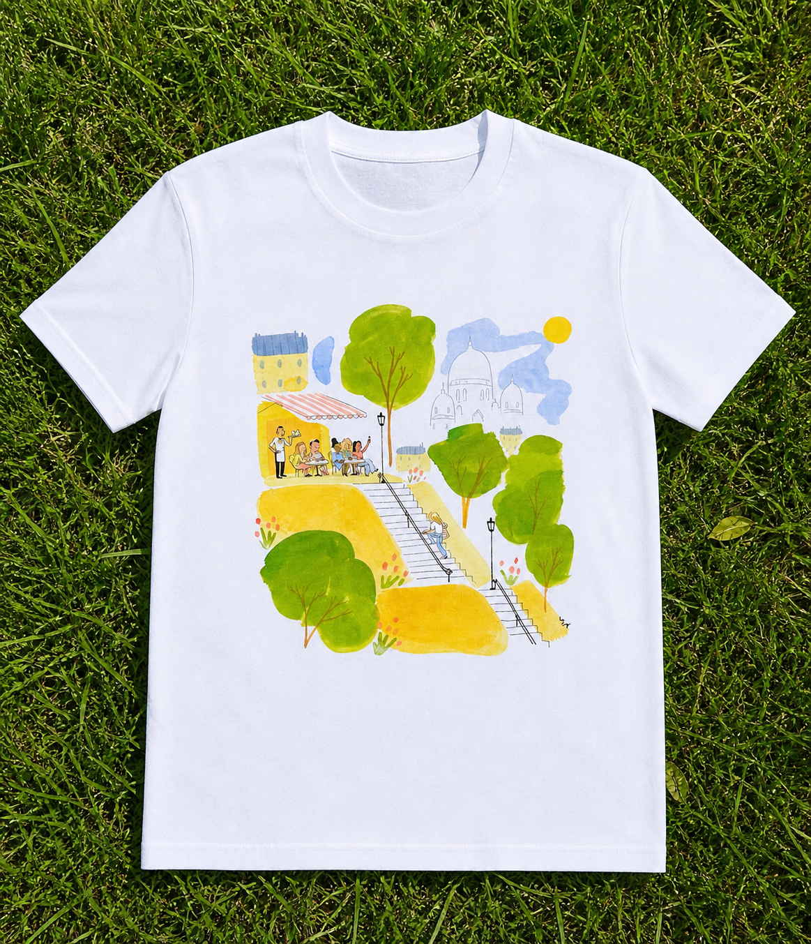 Tee-shirt MONTMARTRE - Collab' Lou Zago
