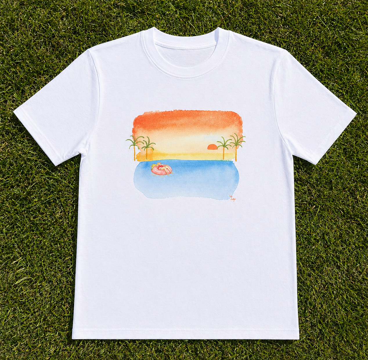 Tee-shirt SUNSET - Collab' Lou Zago