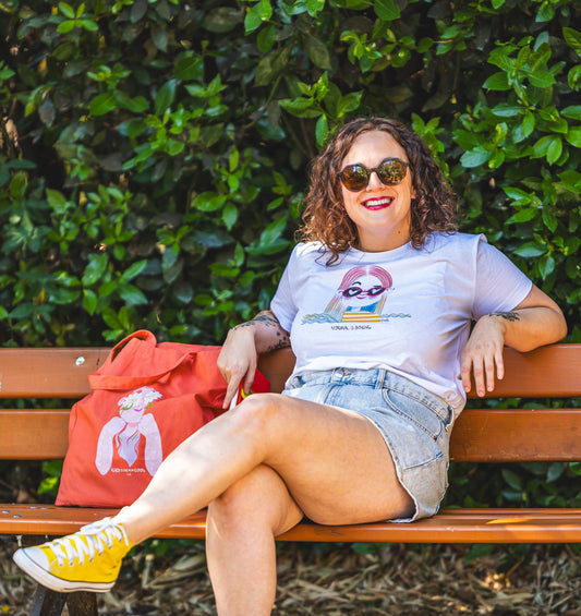 Tote Bag KIND IS THE NEW COOL - Collab' Emilie Theillard