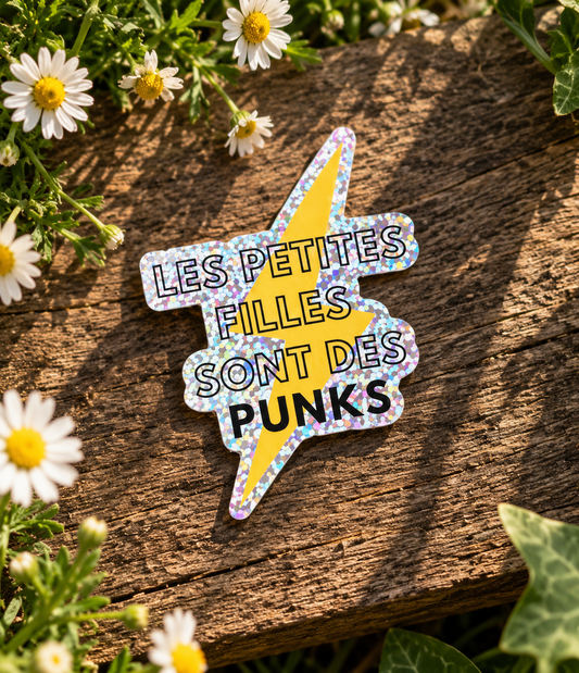 Sticker pailleté PUNKS