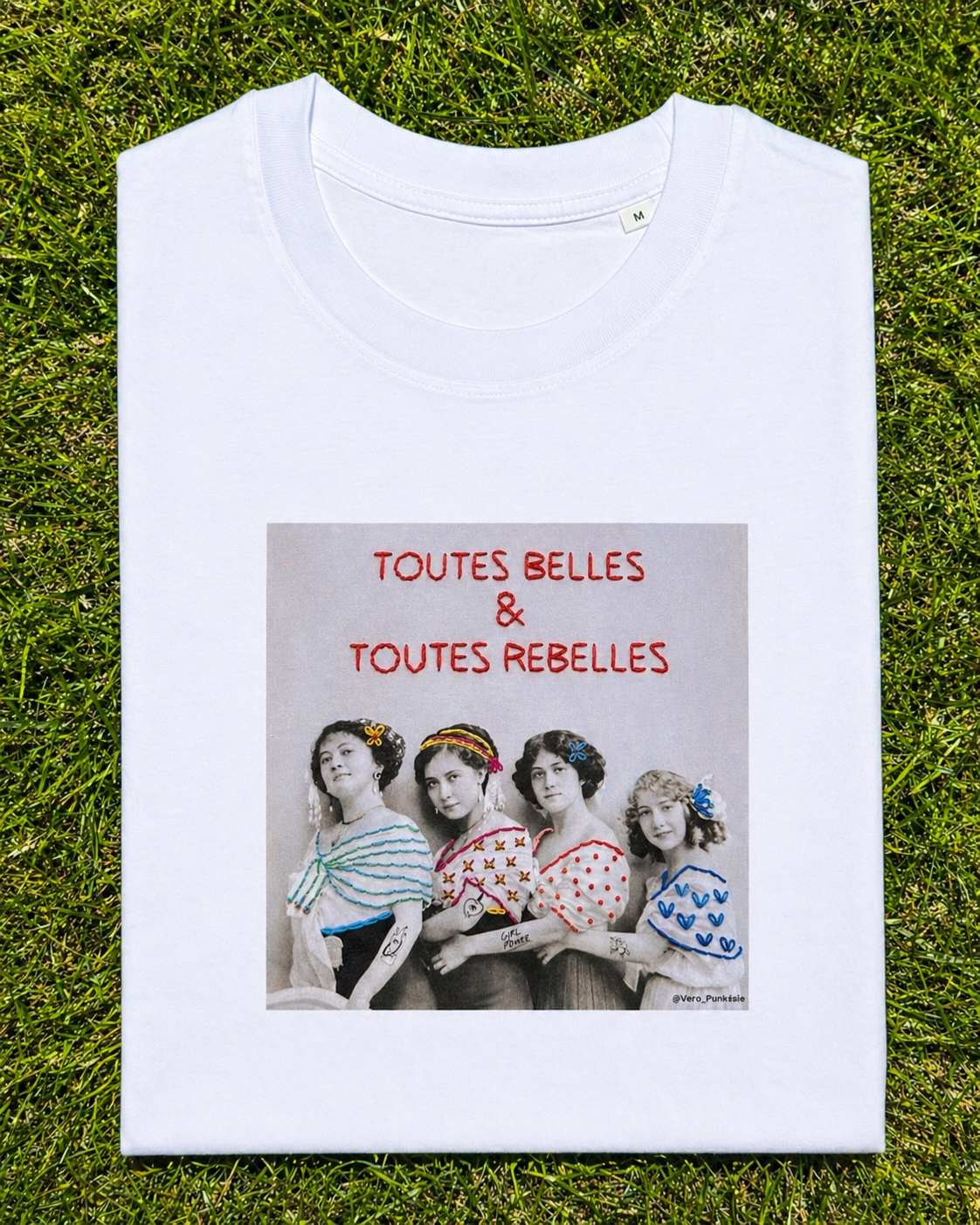 Tee-shirt TOUTES BELLES - Collab' Punkesie
