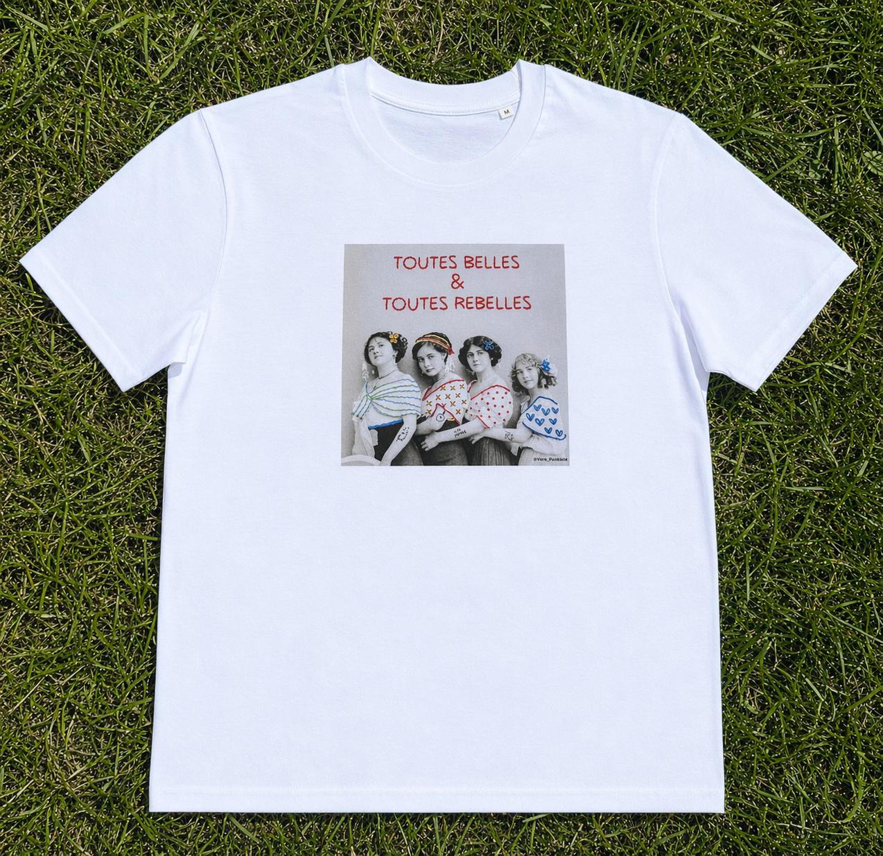 Tee-shirt TOUTES BELLES - Collab' Punkesie