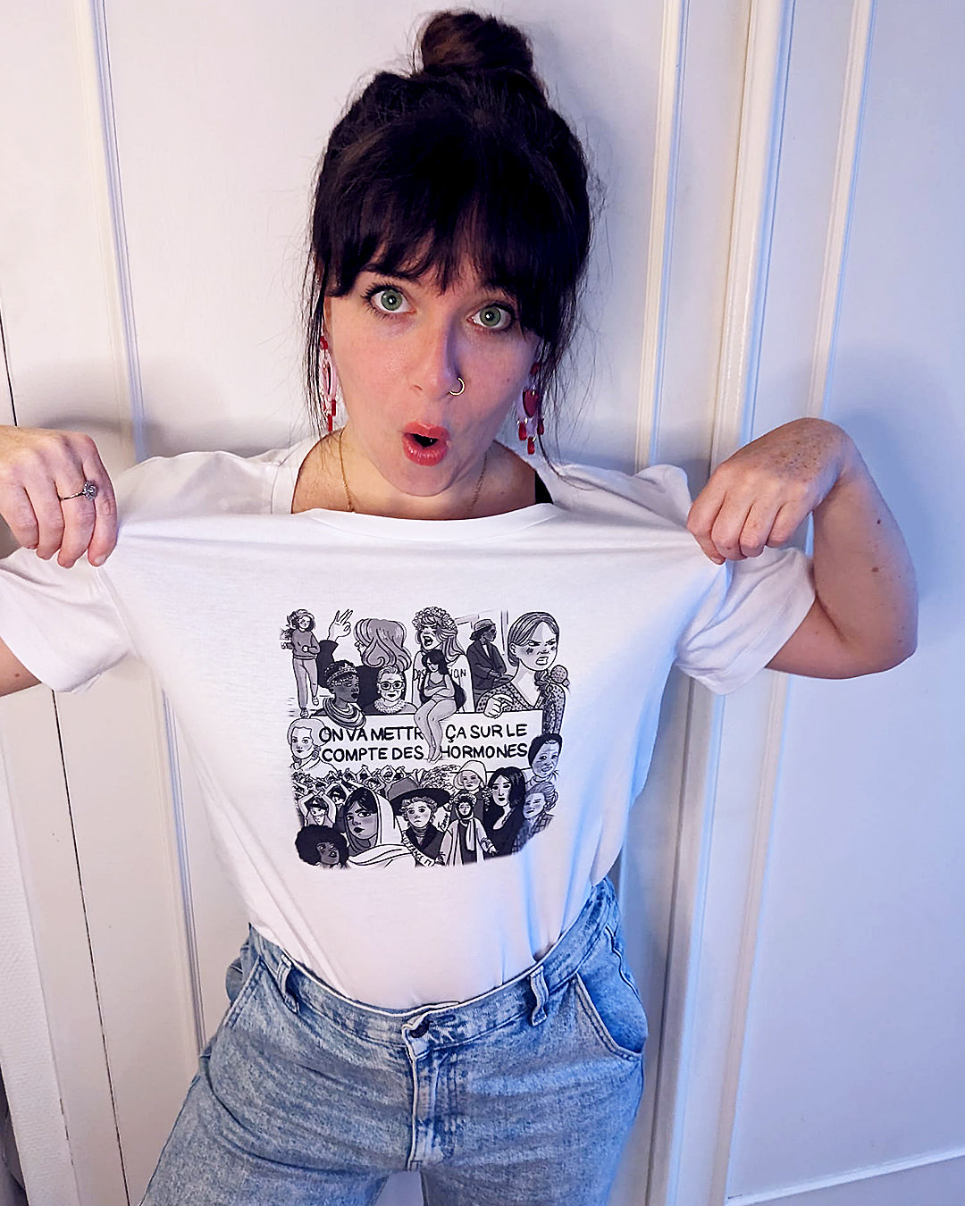 Tee-shirt HORMONES - Collab' Fanny Vella