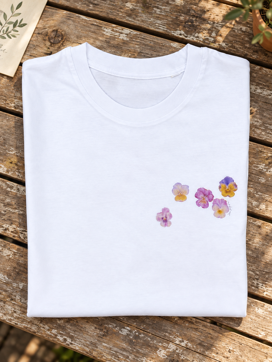 Tee-shirt ENVOL DE PENSEES - Collab' Anne-Solange Tardy