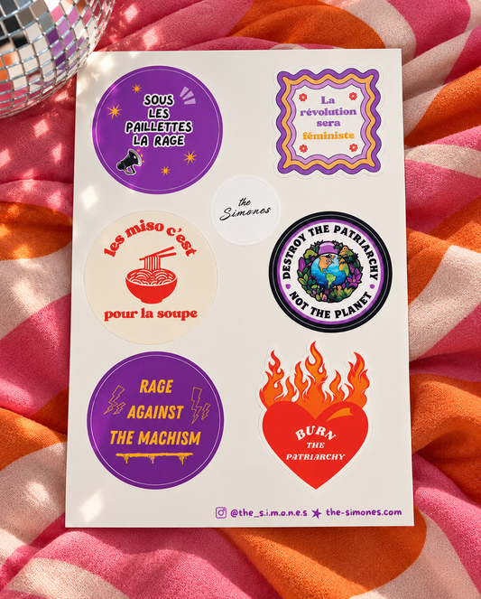Planche de Stickers MANIFS