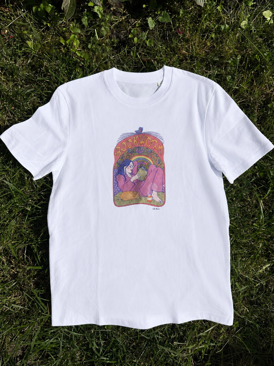 Tee-shirt BOOKWORM - Collab' Cati Baur