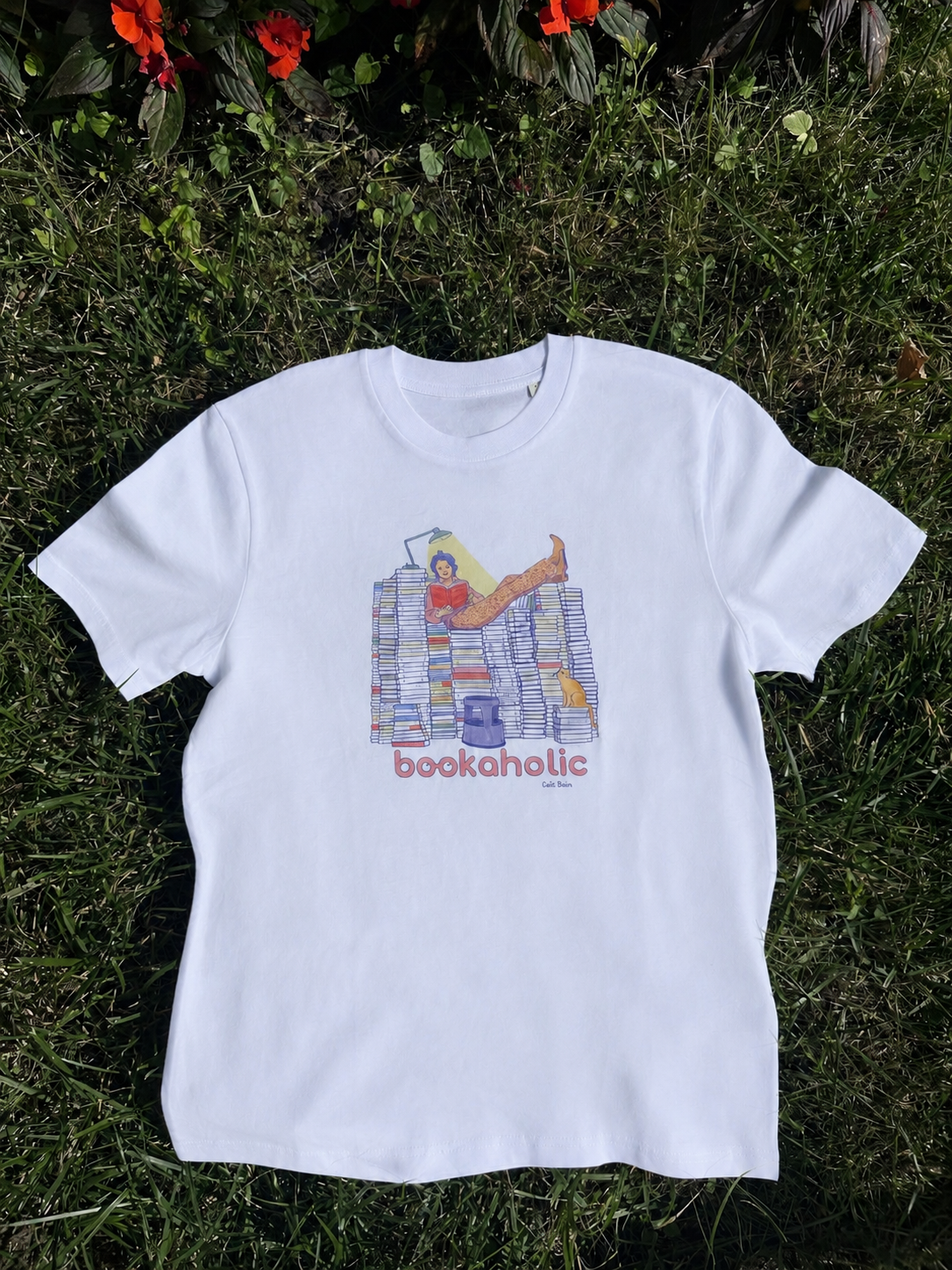 Tee-shirt BOOKAHOLIC - Collab' Cati Baur