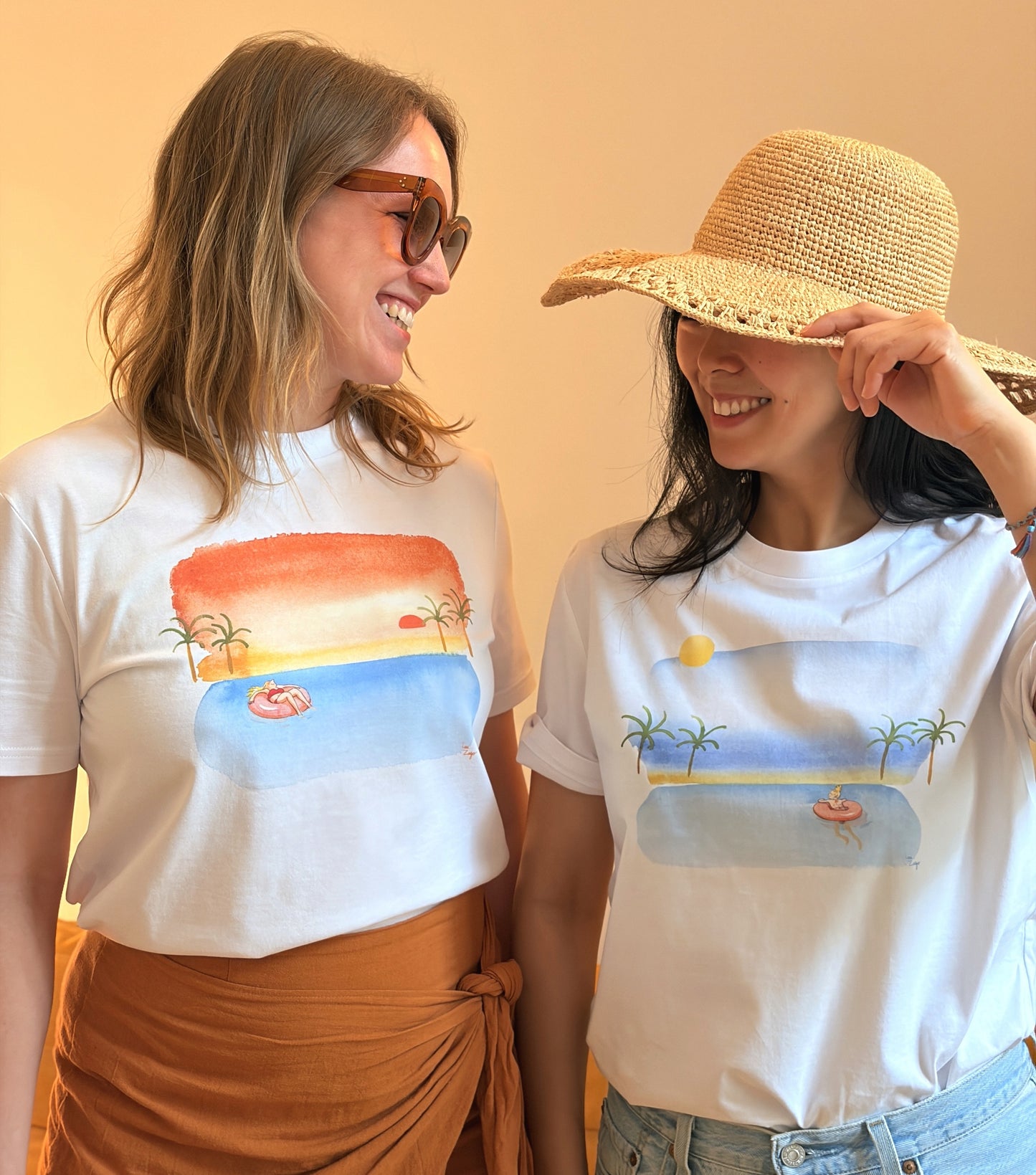 Tee-shirt SUNSET - Collab' Lou Zago