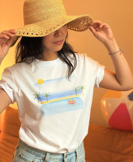 Tee-shirt PLAYA - Collab' Lou Zago
