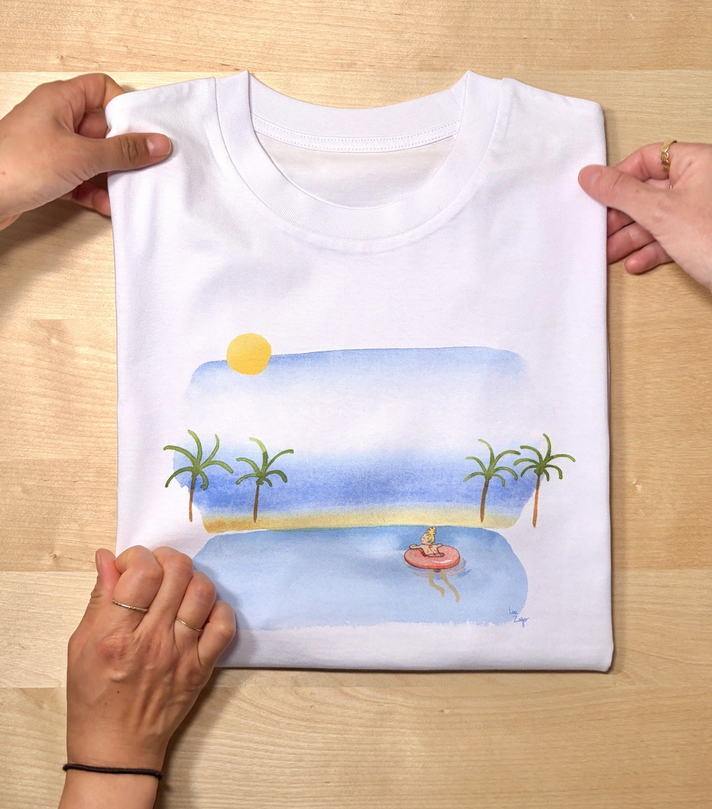 Tee-shirt PLAYA - Collab' Lou Zago
