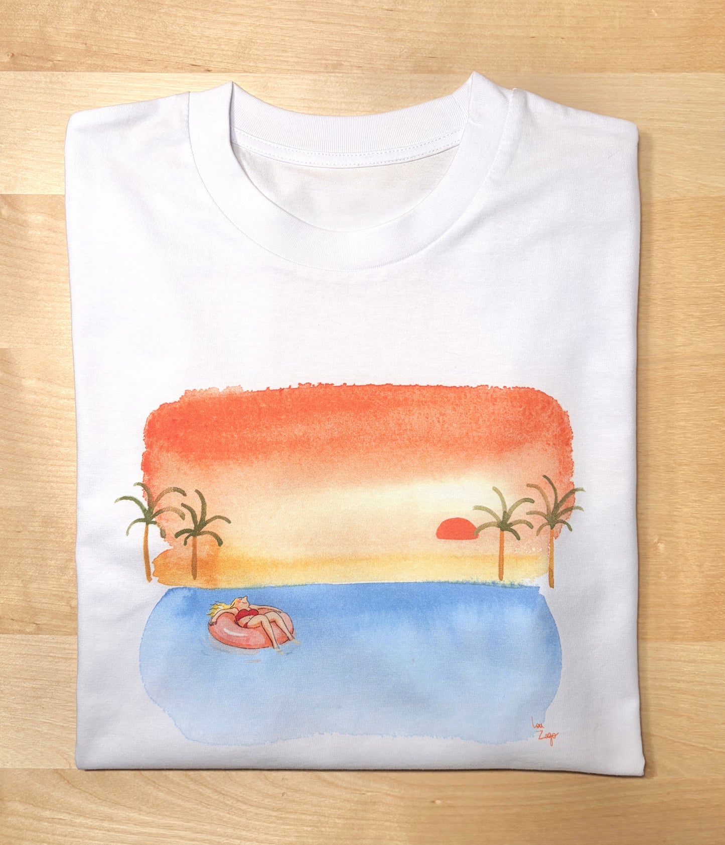 Tee-shirt SUNSET - Collab' Lou Zago