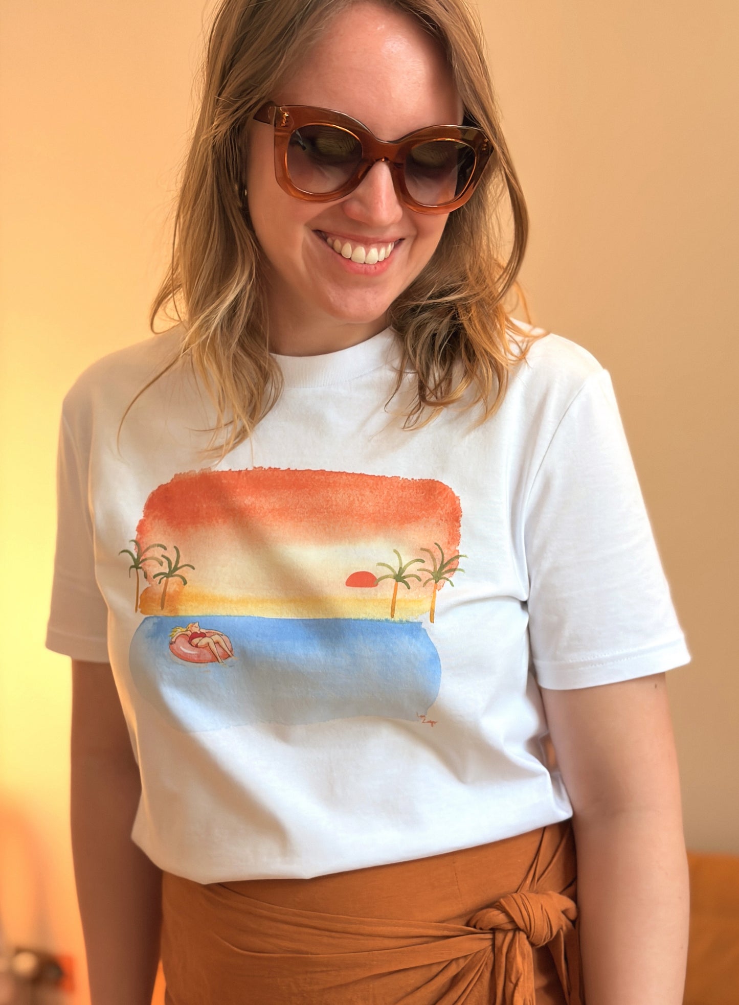 Tee-shirt SUNSET - Collab' Lou Zago