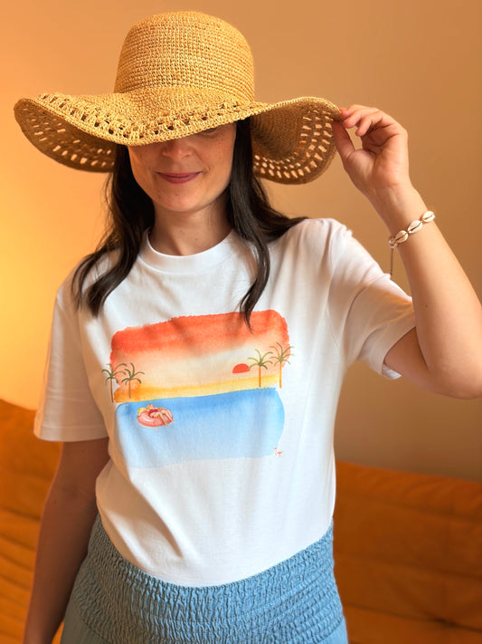 Tee-shirt SUNSET - Collab' Lou Zago