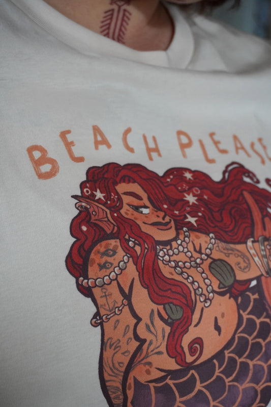 Tee-shirt BEACH PLEASE- Collab' Lison La Morue