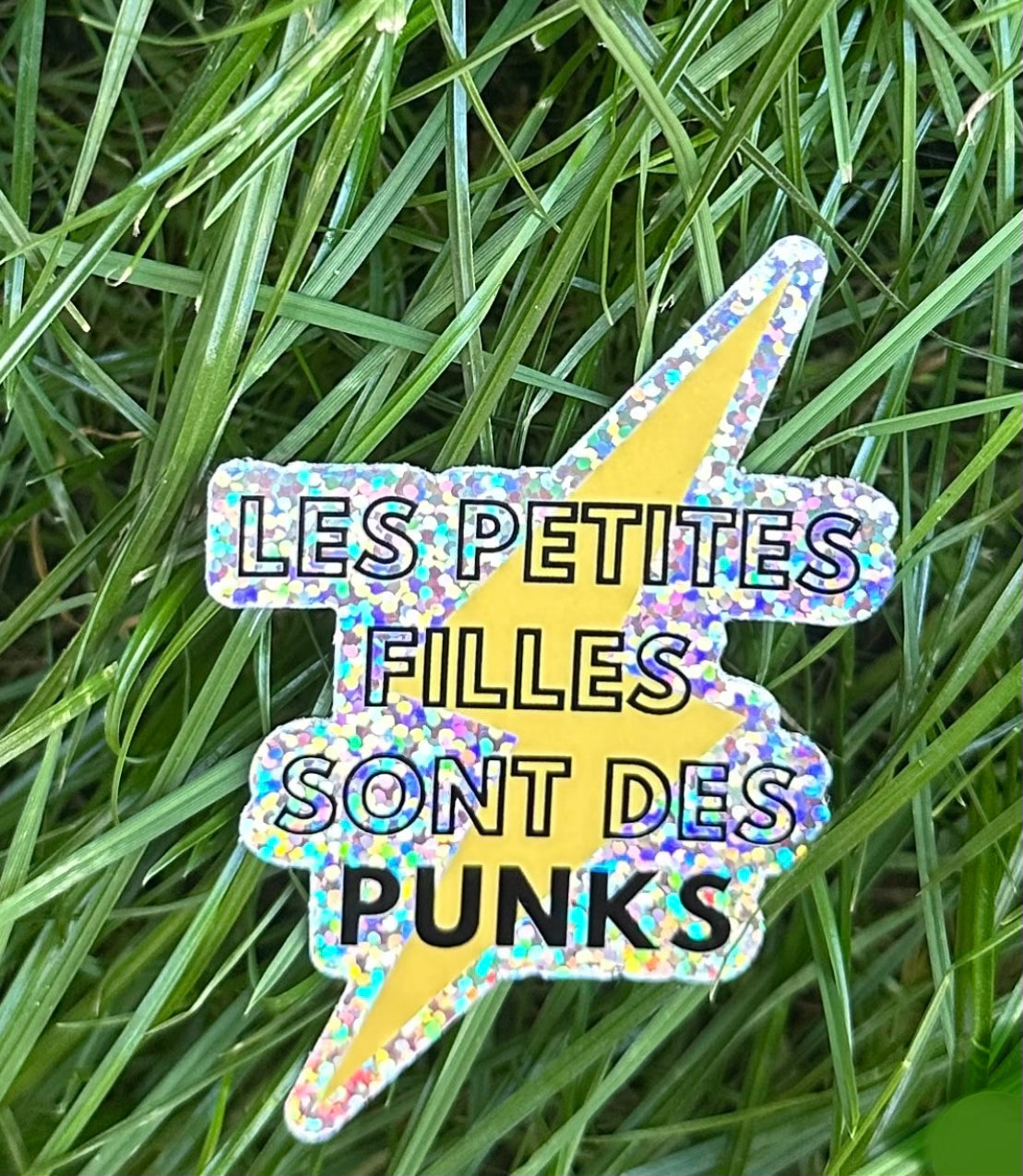 Sticker pailleté PUNKS