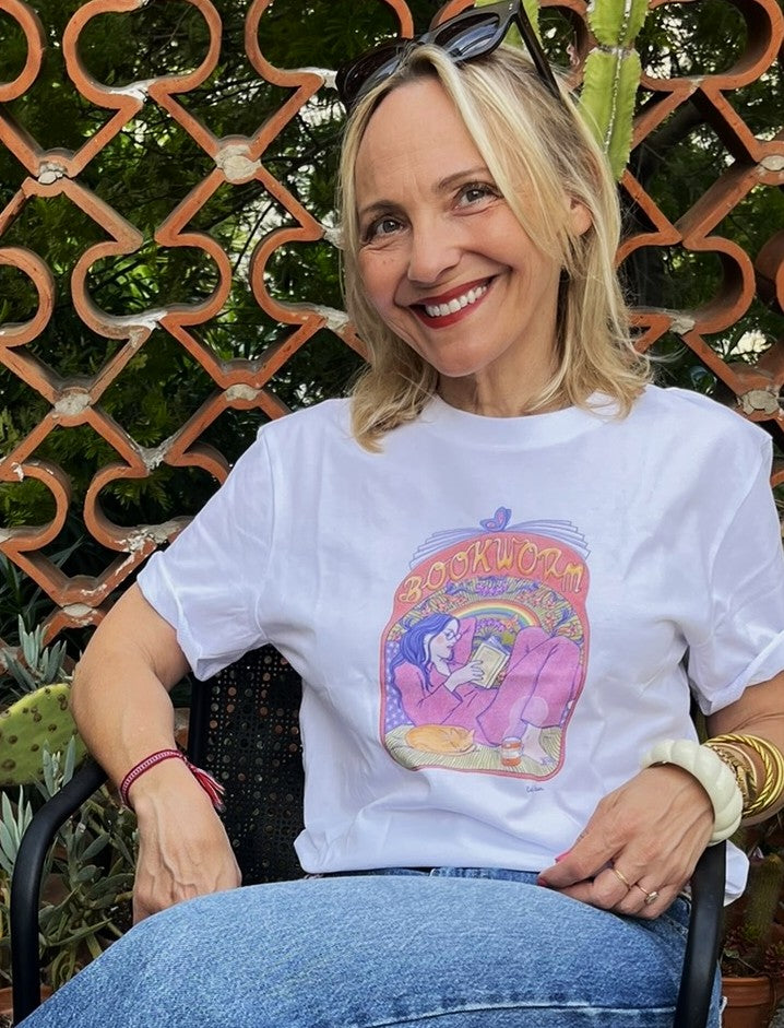 Tee-shirt BOOKWORM - Collab' Cati Baur