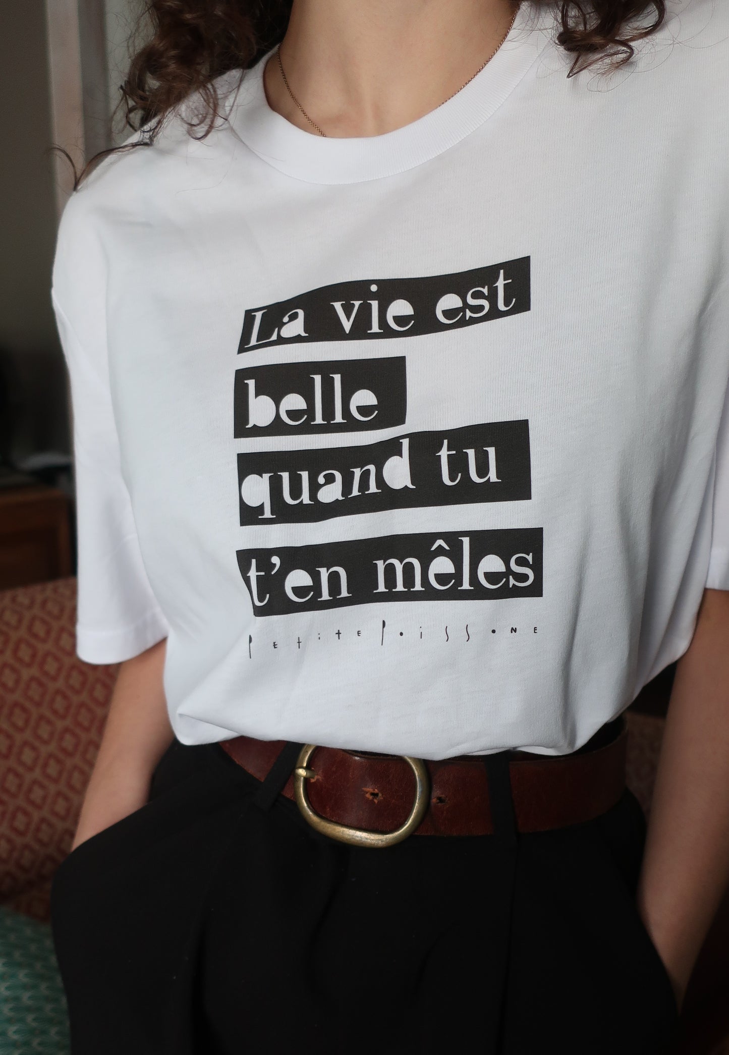 Tee-shirt LA VIE EST BELLE - Collab' Petite Poissone