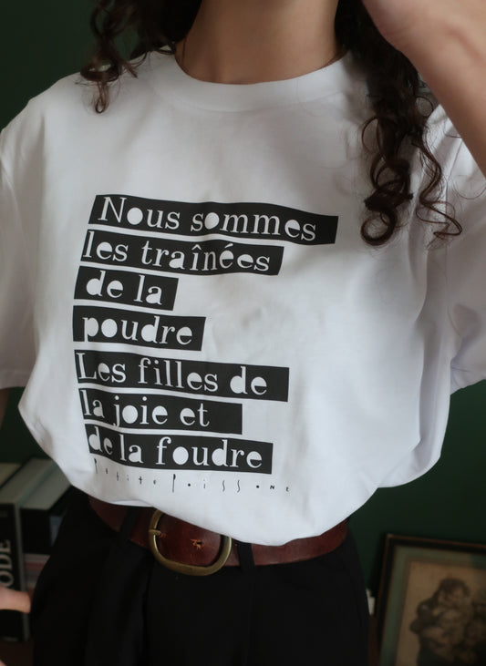 Tee-shirt LES FILLES DE LA FOUDRE - Collab' Petite Poissone