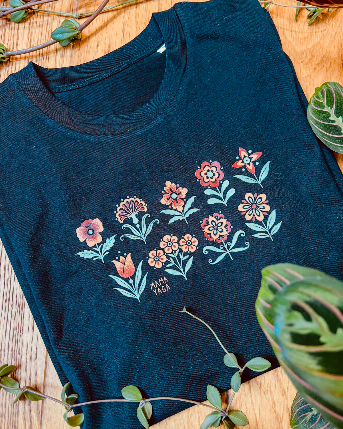 Tee-shirt FLEURS - Collab' Mama Yaga
