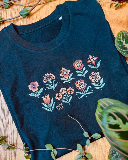 Tee-shirt FLEURS - Collab' Mama Yaga