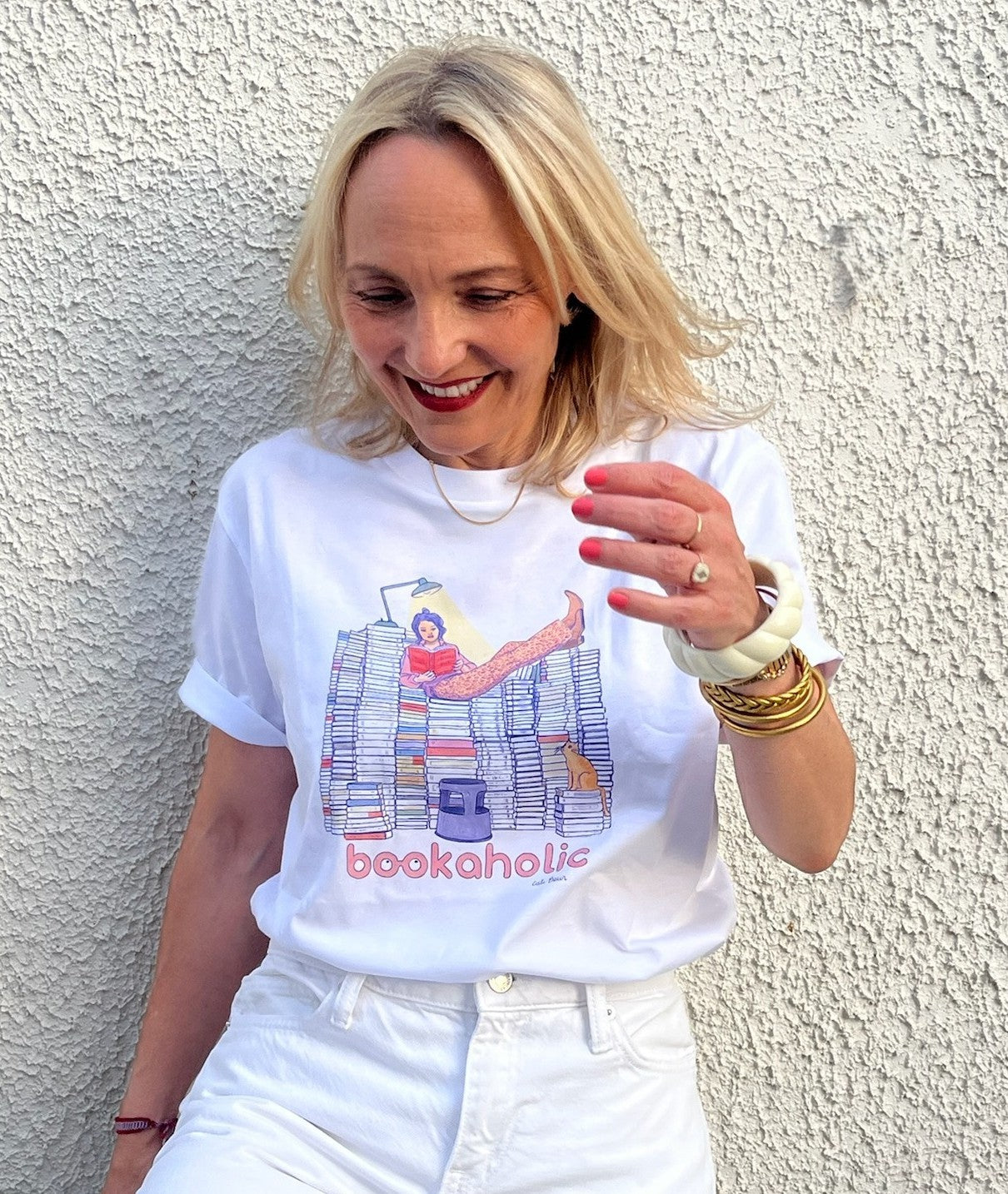 Tee-shirt BOOKAHOLIC - Collab' Cati Baur