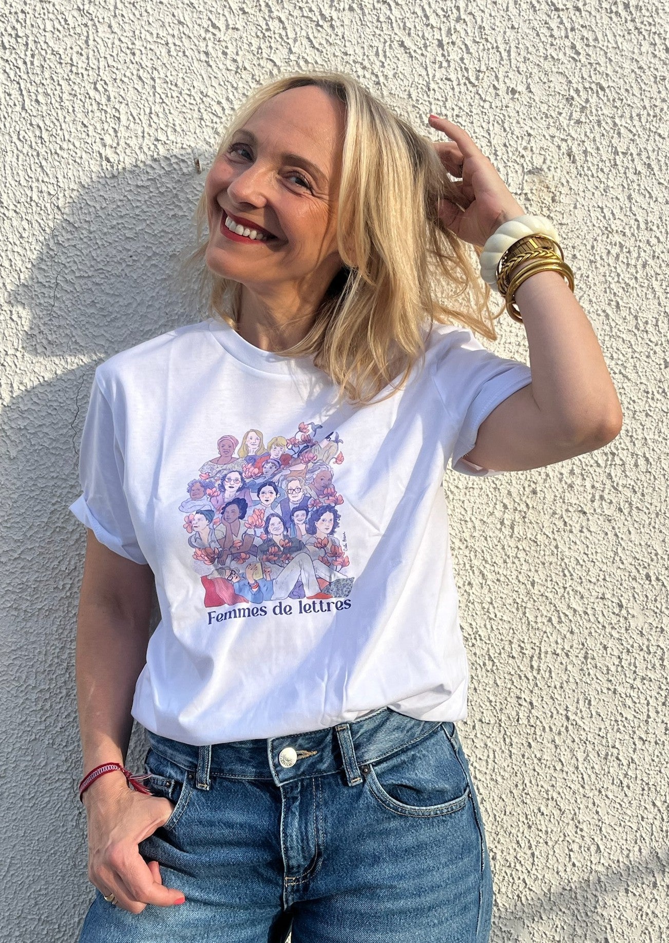 Tee-shirt FEMMES DE LETTRES - Collab' Cati Baur