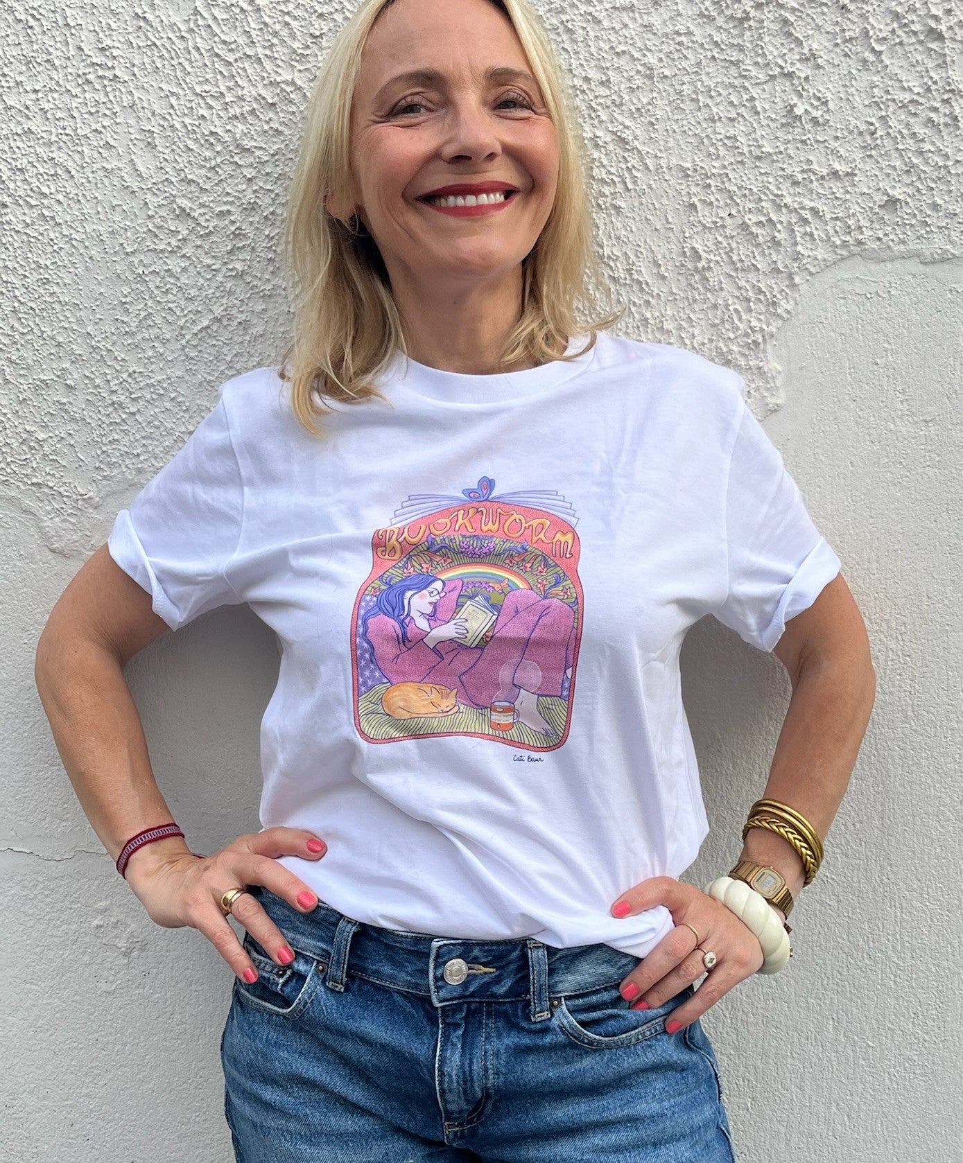 Tee-shirt BOOKWORM - Collab' Cati Baur