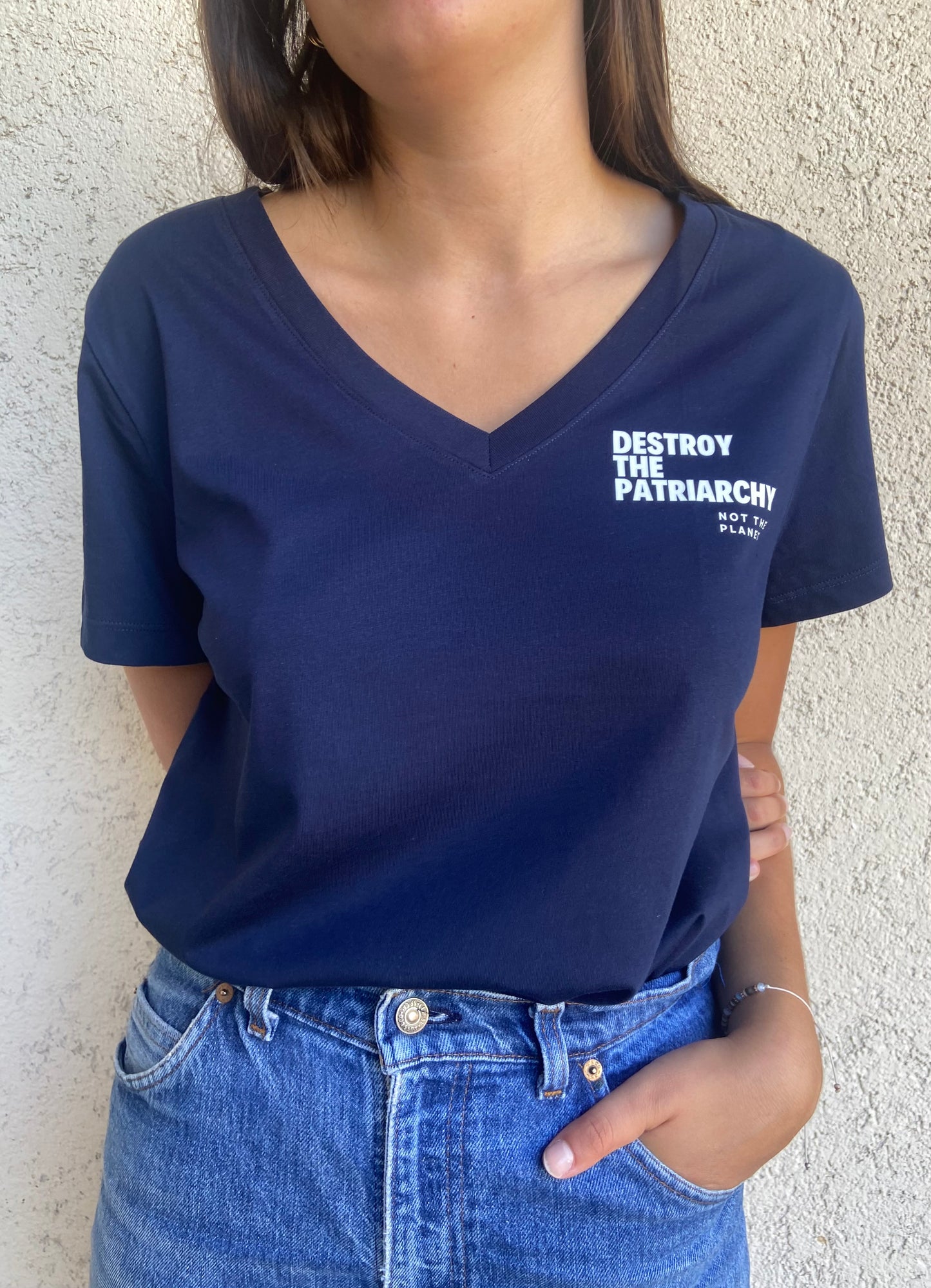 Tee-shirt DESTROY THE PATRIARCHY NOT THE PLANET