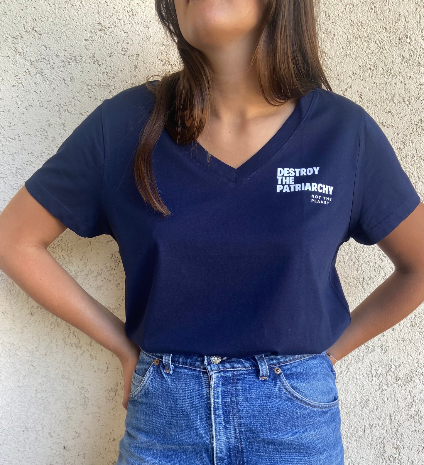 Tee-shirt DESTROY THE PATRIARCHY NOT THE PLANET