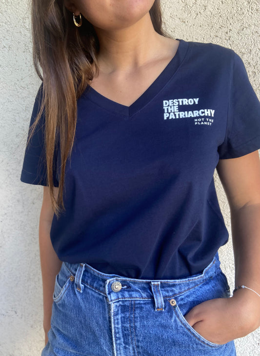 Tee-shirt DESTROY THE PATRIARCHY NOT THE PLANET