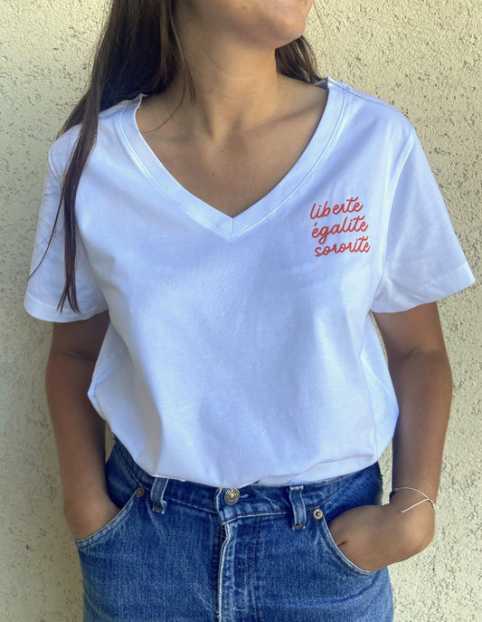 Tee-shirt LIBERTE EGALITE SORORITE