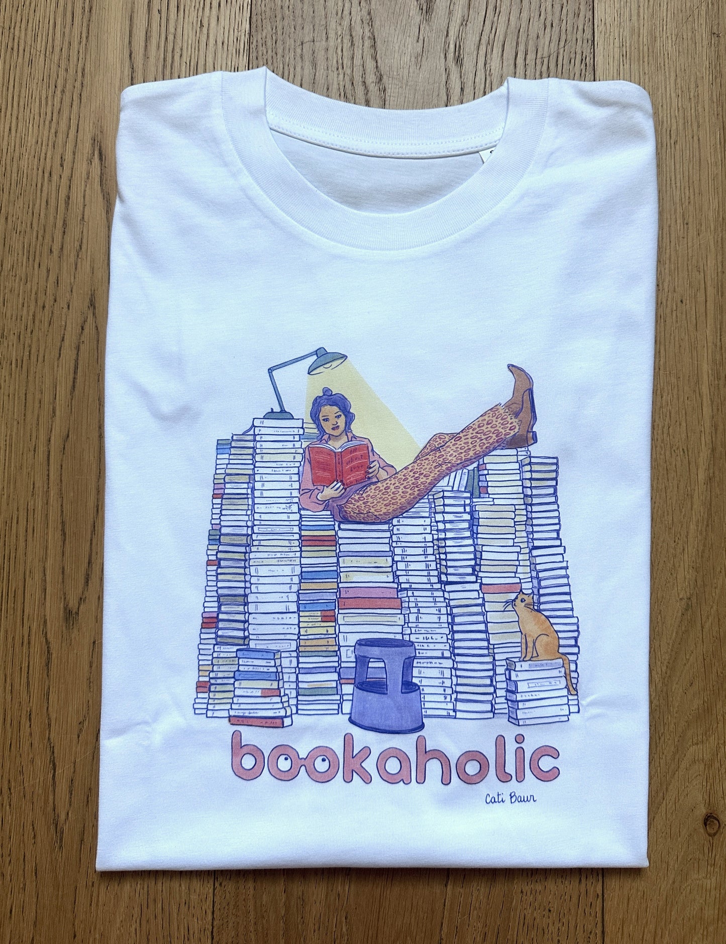 Tee-shirt BOOKAHOLIC - Collab' Cati Baur