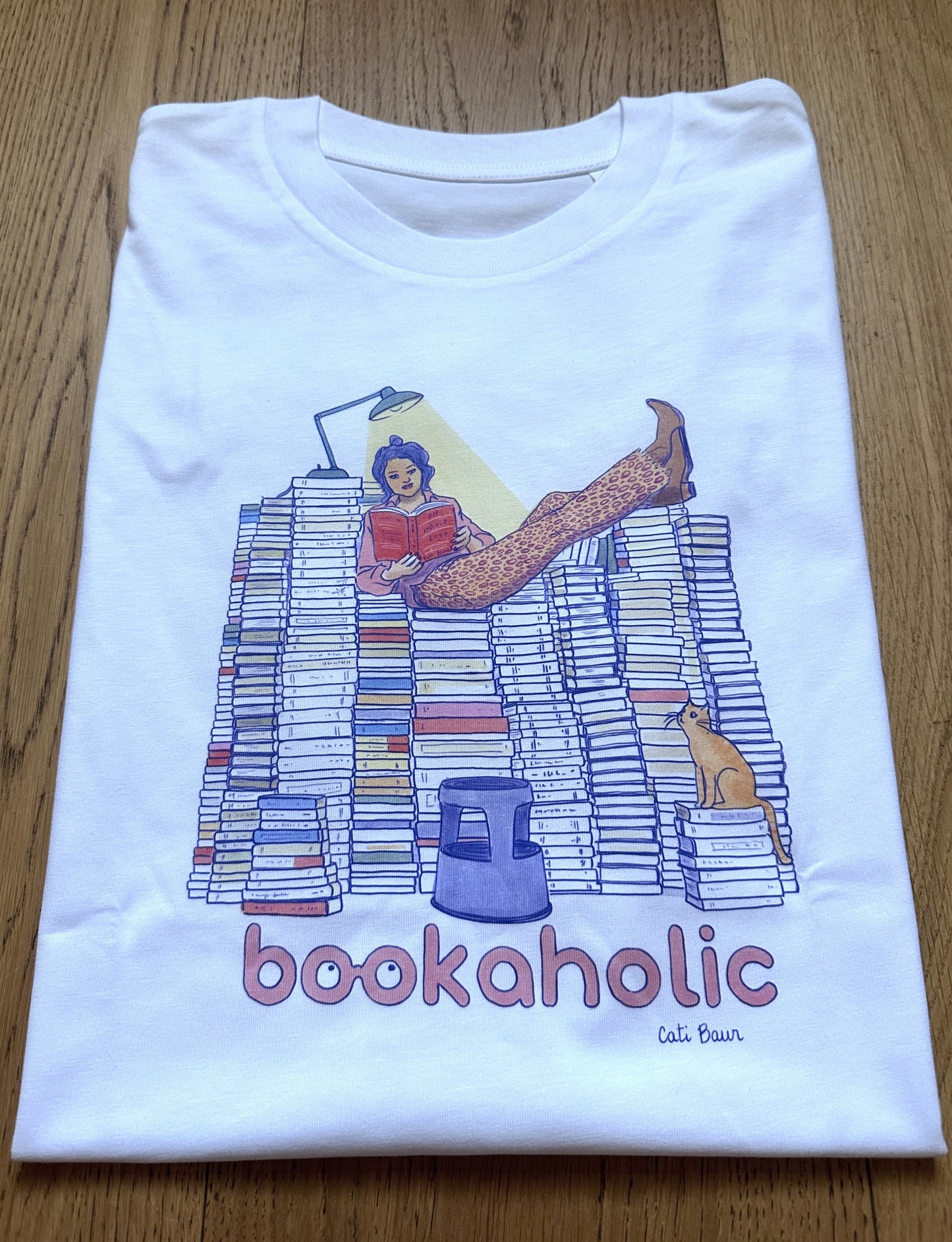 Tee-shirt BOOKAHOLIC - Collab' Cati Baur