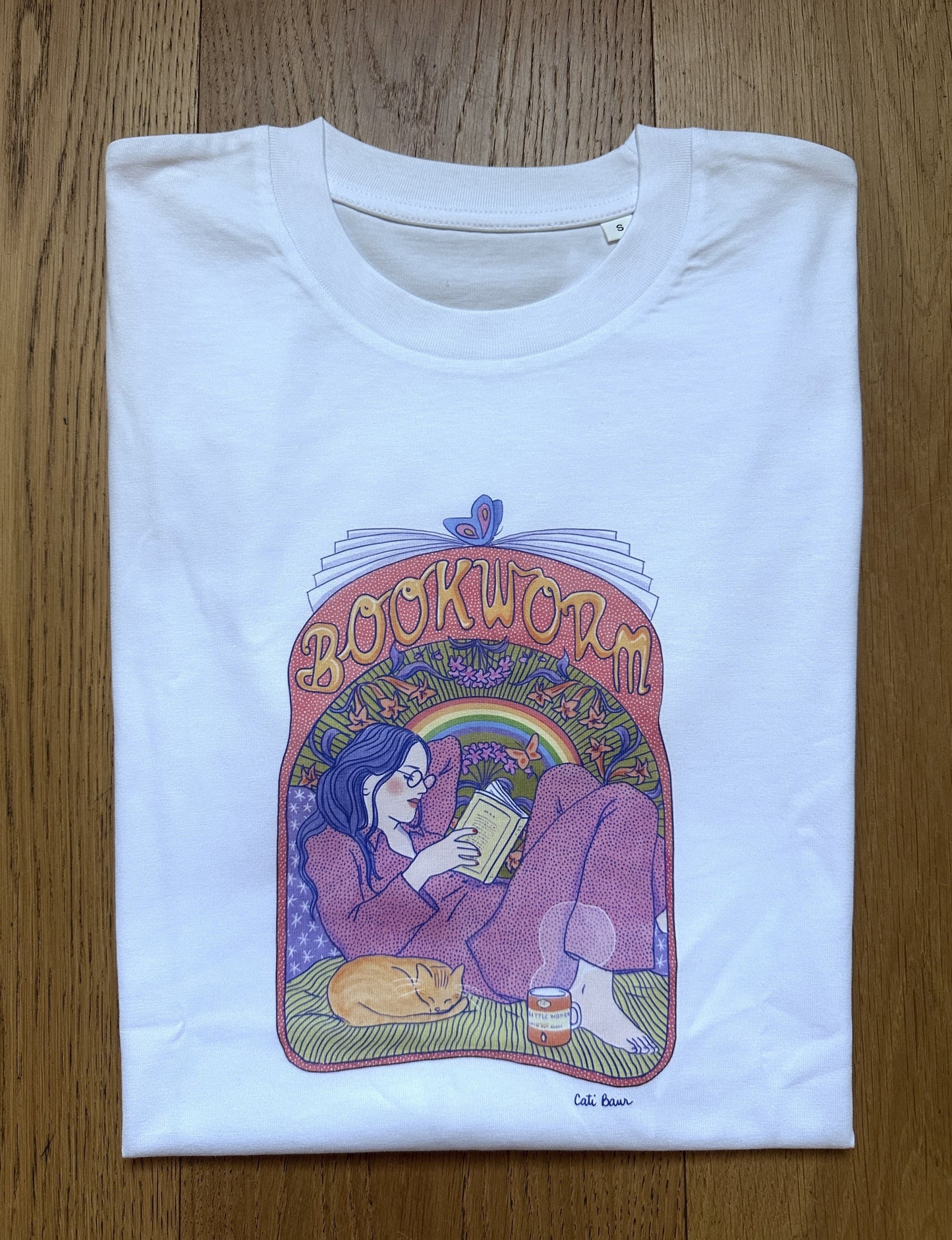 Tee-shirt BOOKWORM - Collab' Cati Baur