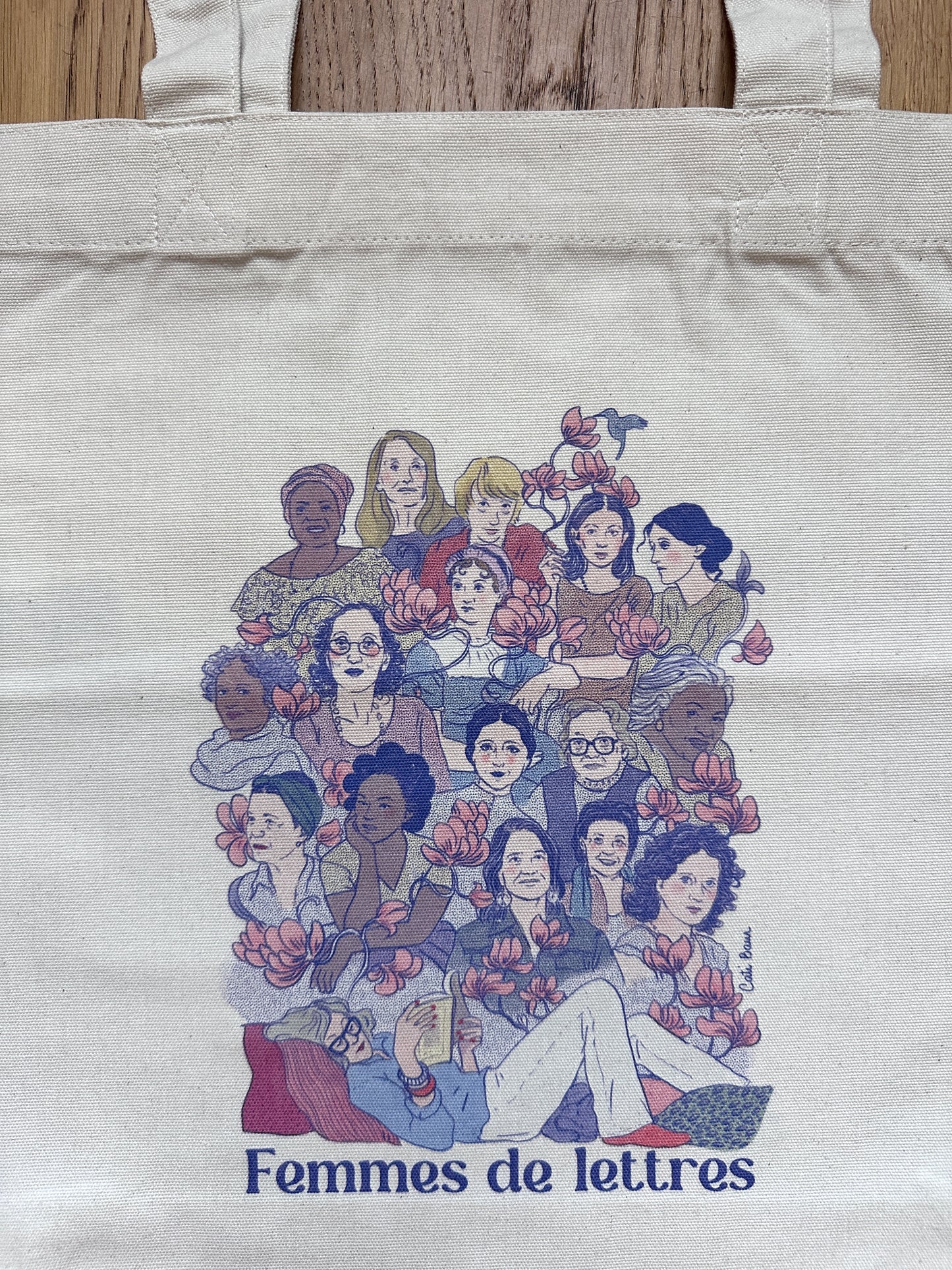 Tote Bag FEMMES DE LETTRES - Collab' Cati Baur