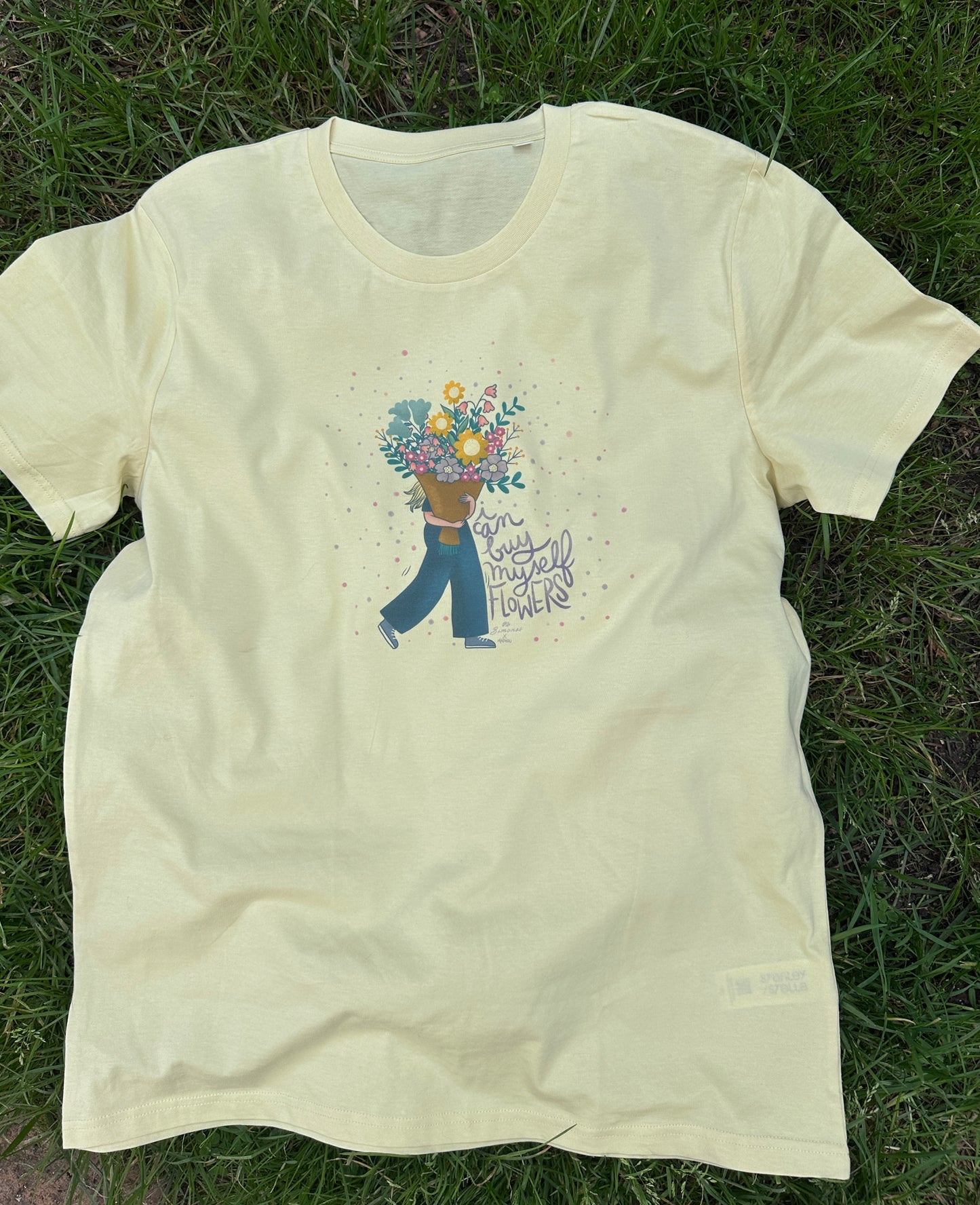 Tee-shirt I CAN BUY MYSELF FLOWERS - Collab' Mathou