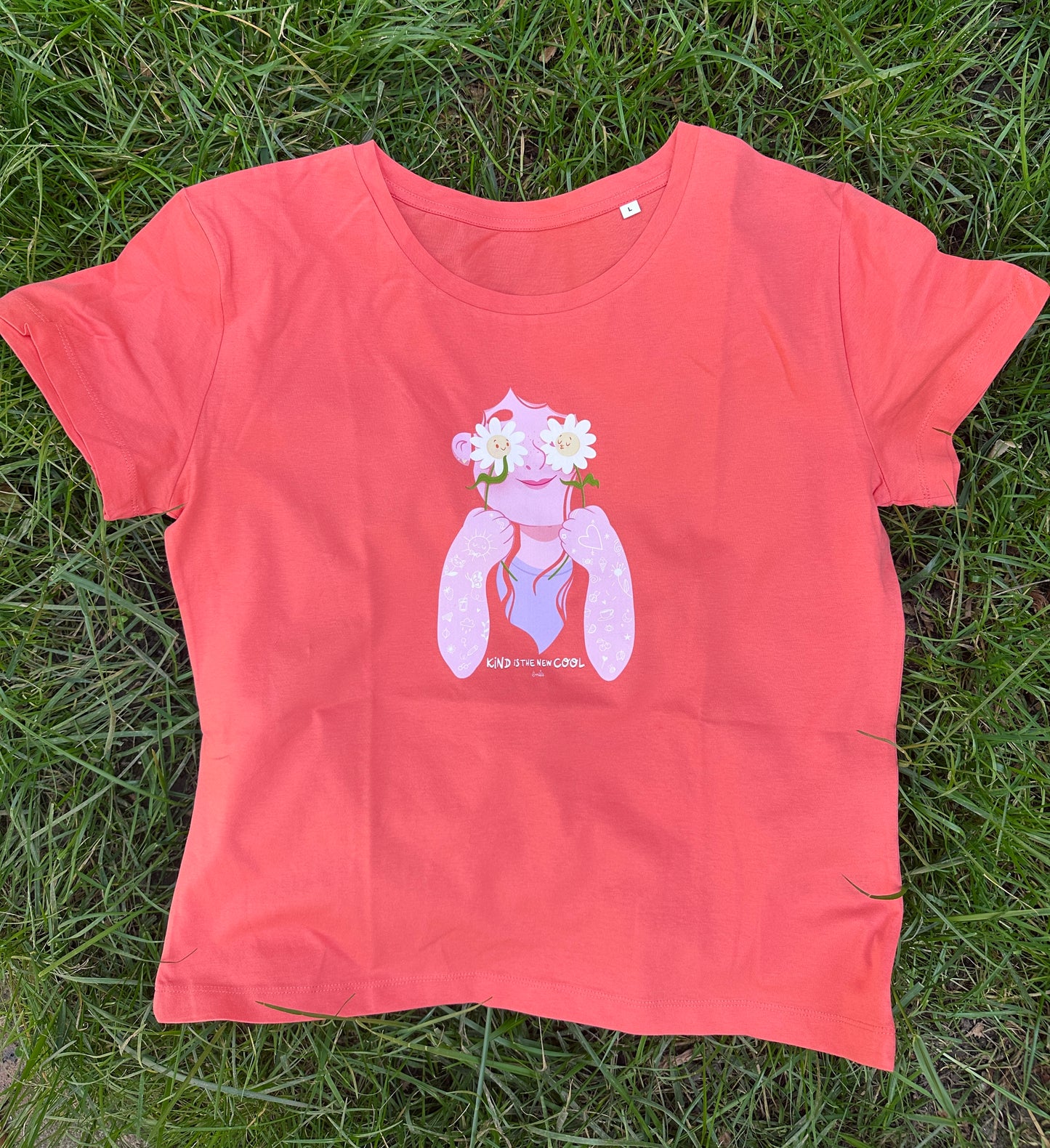 Tee-shirt KIND IS THE NEW COOL - Collab' Emilie Theillard