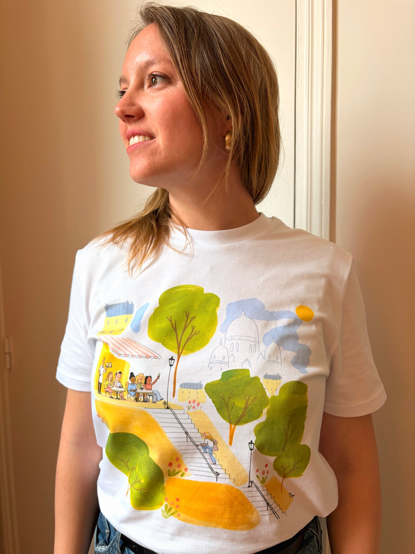 Tee-shirt MONTMARTRE - Collab' Lou Zago
