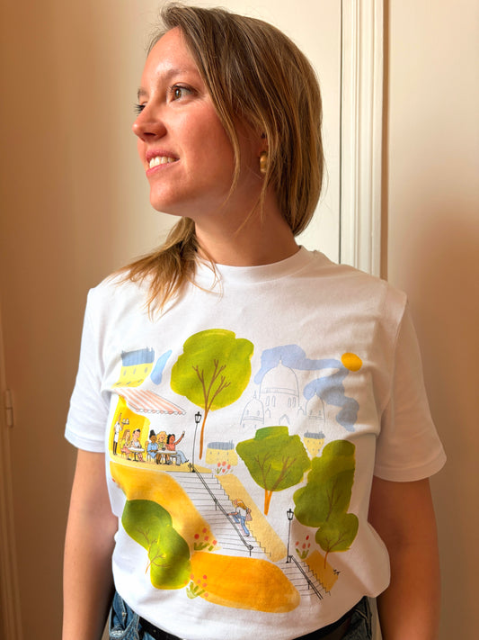 Tee-shirt MONTMARTRE - Collab' Lou Zago