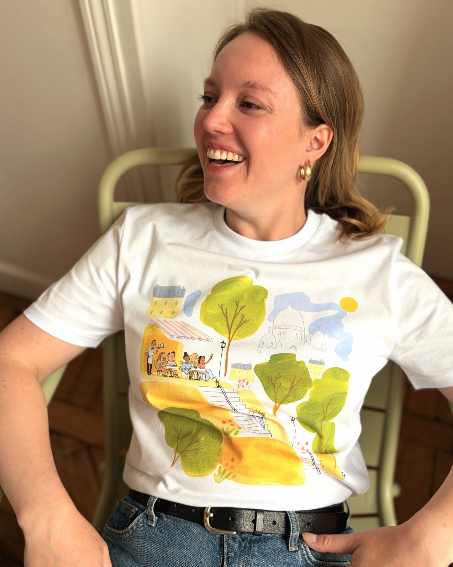 Tee-shirt MONTMARTRE - Collab' Lou Zago