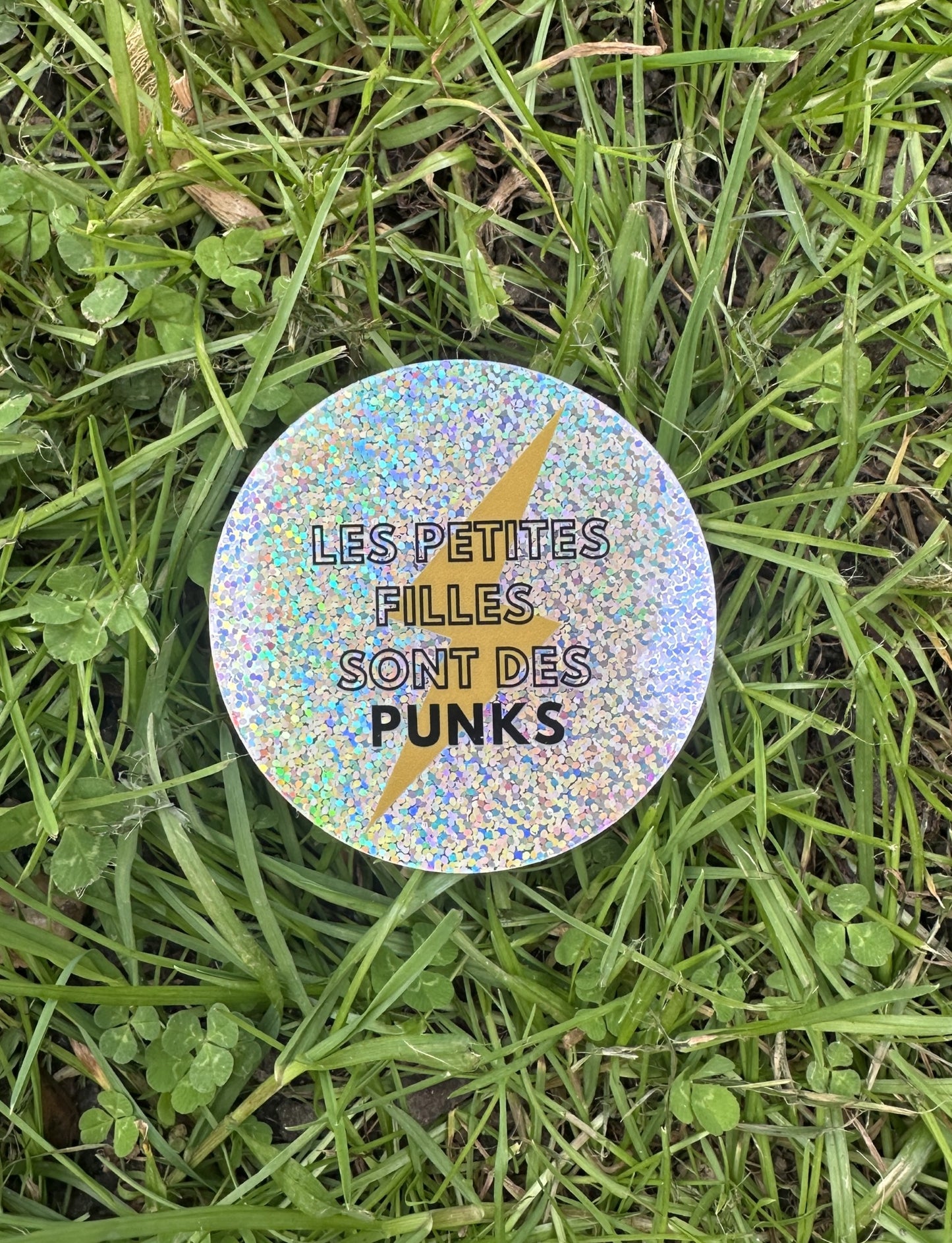 Sticker pailleté PUNKS