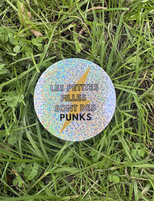 Sticker pailleté PUNKS